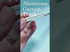 Curved Ceiling Sliding Aluminum Curtain Track Bendable Recessed Curtain Rail