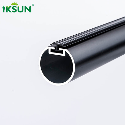 19ft Silent Aluminium Curtain Rod Decorative Morandi Color For Bedroom