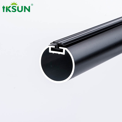 22ft Aluminium Curtain Rod Finials Black Extendable For Decoration