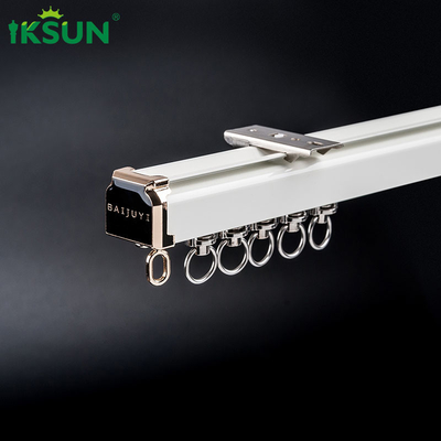 1.2mm Aluminium Curtain Track Ceiling Mounted Aluminium Alloy 6063 Material