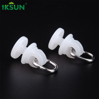 Multifunctional Aluminium Curtain Channel , White Ceiling Curtain Track For Hotel