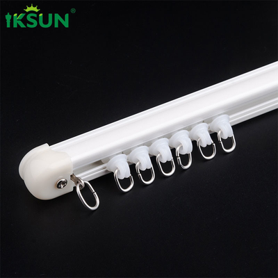 0.5mm Ultrathin Aluminium Curtain Track For Window Shower Multifunctional
