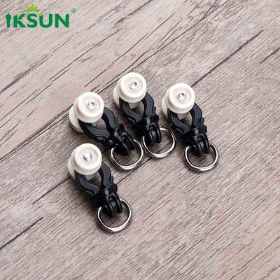 Black Heavy Duty Ceiling Curtain Runners For Drapery Hanging OEM ODM