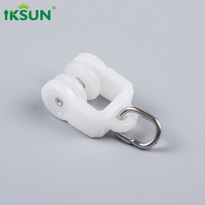 Bendable Curtain Track Runner Wheeled PP Material Silent Smooth