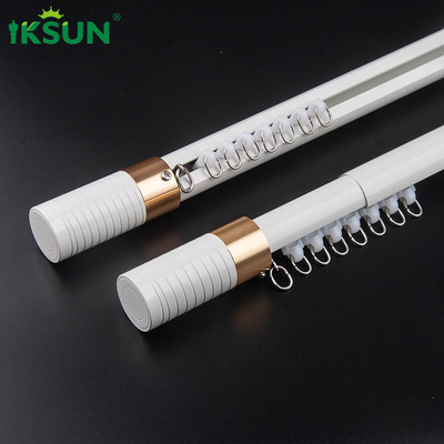 Stretchable Telescopic Tension Pole 28mm Pipe Living Room Metal Tension Curtain Rod