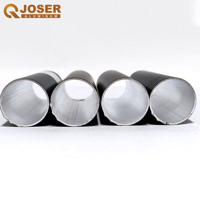 Round Rolling Pipe 6063 Aluminum Window Extrusion Profiles Large Diameter 60mm