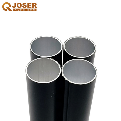 Iksun 43mm Anodized Round Aluminium Extrusion Roller Blind Pipe With Groove