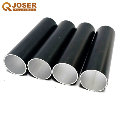 Iksun 43mm Anodized Round Aluminium Extrusion Roller Blind Pipe With Groove