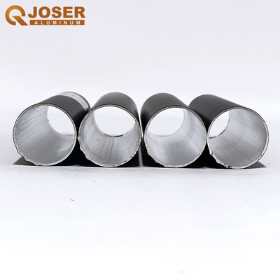 6063 Aluminum Profile Tube Large Diameter 1.0mm Thick Powder Coating Anodized