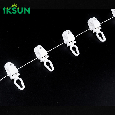 1.2mm Thickness Aluminium Curtain Track Electric Curtain Rail S Wave Fold Curtain Tape