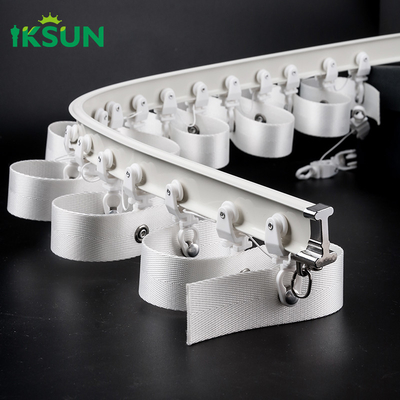 1.2mm Thickness Aluminium Curtain Track Electric Curtain Rail S Wave Fold Curtain Tape
