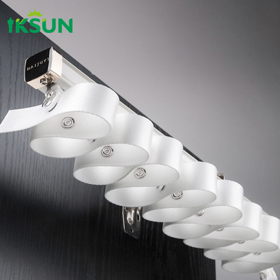 1.2mm Thickness Aluminium Curtain Track Electric Curtain Rail S Wave Fold Curtain Tape