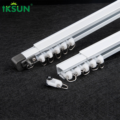 2.4-4.5m Free Expansion Stretched Curtain Track Extendable Curtain Rails