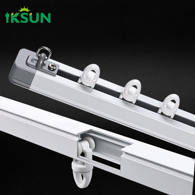 Single Aluminum Extrusion Extendable Curtain Track Ajustbale Curtain Rail T5