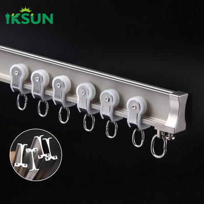 1.2mm Aluminum Profile Curved Curtain Rod Slide Window Sliding Track Rail