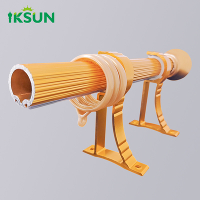 hot selling curtain walls accessories holder aluminum single long curtain rod set and rails
