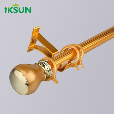 1.2mm Aluminium Curtains Rod Decorative Metal Shower Room Divider Curtain Poles Tracks Accessories