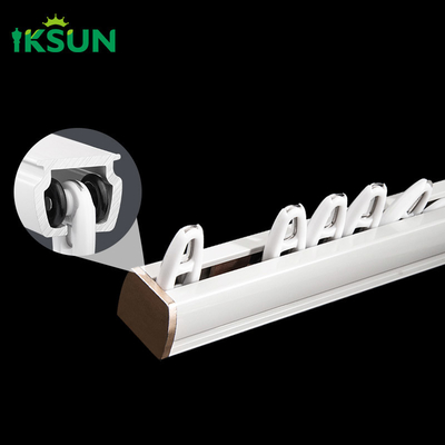 Customized U Shaped Aluminum Curtain Tracks Profile Sheave Slide Way Curtain Straight Rail