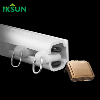 Aluminium Alloy Ceiling Curtain Track Wall Mounted Electric Curtain Rail Track