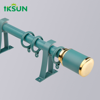 Window Good Quality Aluminum Window Accessories Curtain Poles 1.2mm Curtain Rod Sets Curtain Poles