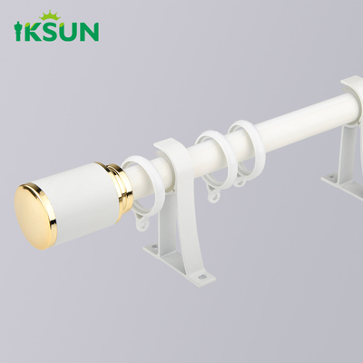 Window Good Quality Aluminum Window Accessories Curtain Poles 1.2mm Curtain Rod Sets Curtain Poles