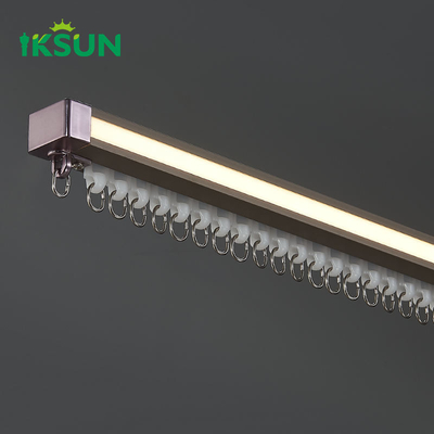 New Design Good Quality Ceiling Curtain Track LED Lights Curtain Accessories LED Curtain Rail Track