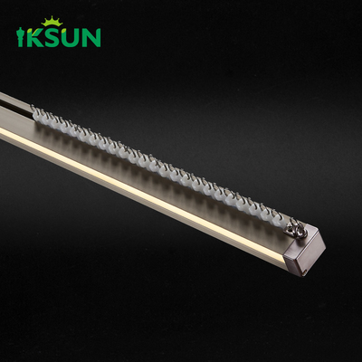 Easy Installation Silent Led Curtain Track  Led Ultra Thin 1.0mm Rail Track Light