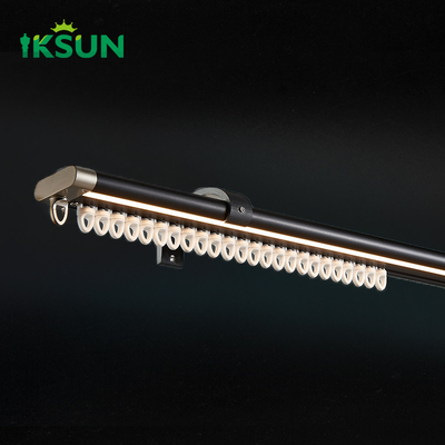 1.0mm Bendable Curtain Single Track Heavy Duty Aluminum LED Light Track Rail