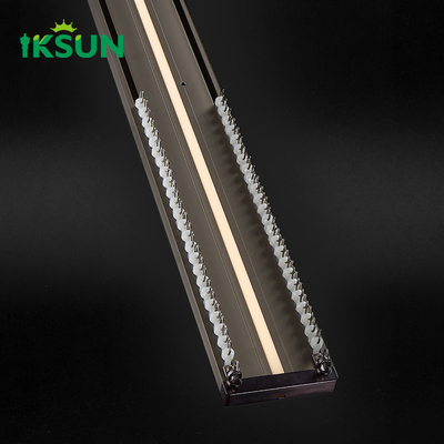 Factory Light Curtain Track  Double Ceiling  Mounted Led Curtain Rail