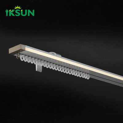 Patent Square Curtain Track With Led- Lighting  Dimmable  Lights Track Screwfix  Rail For Living Dorm Room