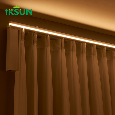 Modern Smart LED Curtain Track Aluminum Flexible Slide  Linear Tracklight Rail System 