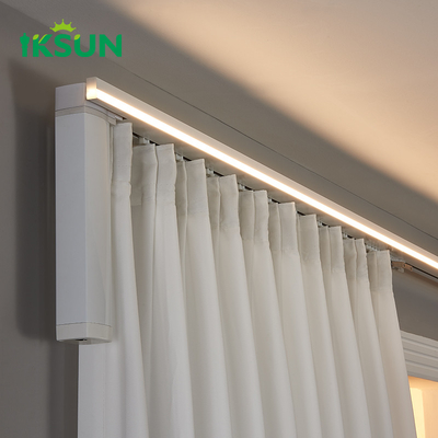 Facory LED Automatic Curtain Track Selectable Dimmable  Led Rail Light  For Hotel