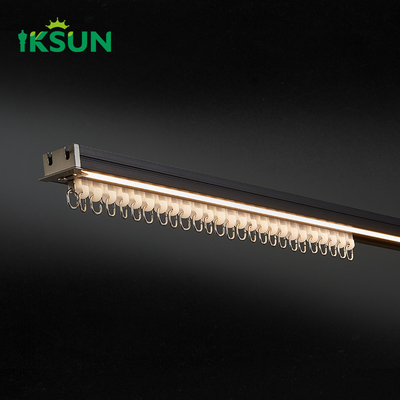 New Style  LED Light Curtain Track Aluminum Silent Smooth led strip light track