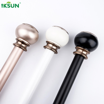 28mm Modern Curtain Rod Top Mounted Double Roman Pole With Brackets Fittings Set For Home