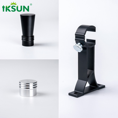 High Quality Roman Rod Aluminum Fashion Curtain Pole Of The Slide Invisible-Designed Bracket Curtain Rods And Rails