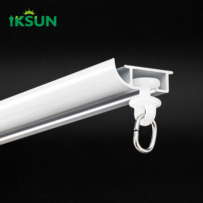 Strong Load-Bearing Force  Bendable Track Sliding Aluminum Blind Curtain Track For inner opening windows