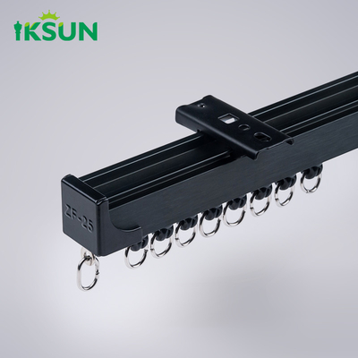 Anti-Corrosion Easy Assembled   Curtain Track Aluminium Curtain Rail With Nano Mute