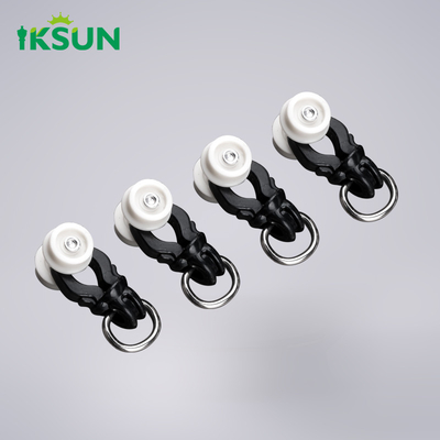 Unique Design Aluminum Hanging Curtain Rail Optional Ceiling Curtain Track Window Treatment