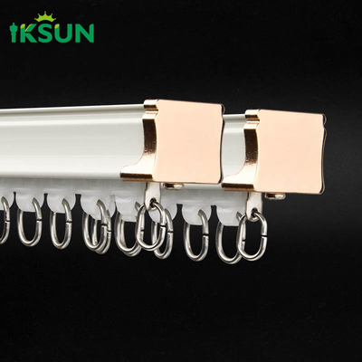  Contemporary Hanging Curtain Rail Easy Assembled Curtain Track Ceiling With Nano Silent Strip