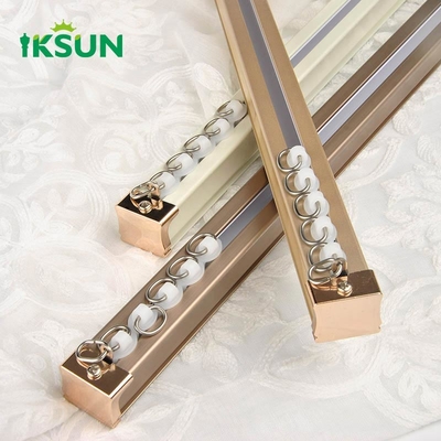 Modern Smooth Ceiling Curtain Track Room Divider Curtain Rail System  For Living Room