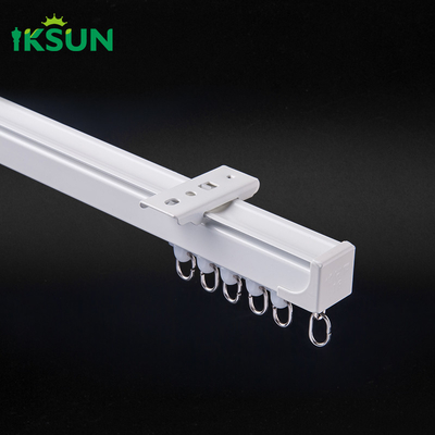 Single Curtain Rail Track Aluminum With Track Curtain System For Curtains-Room Divider 