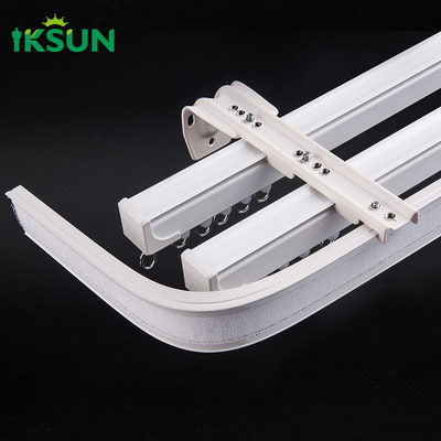 Customize Slide Curtain Track Aluminum Alloy Silent Ceiling Curtain Rail Accessories