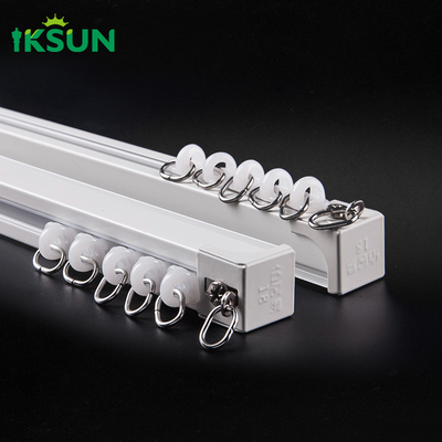 Fashion Smooth Curtain Rail Aluminum Wall Mounted Curtain Track For Blackout Living Room