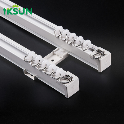 5.8m  Electrophoresis Wall Mounted Curtain Rail Elegant Design Track For Easy Installation