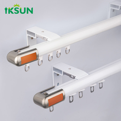 28mm Decorative Aluminum Curtain Rod Not Fade Track Curtain Rod For Curtain Accessories