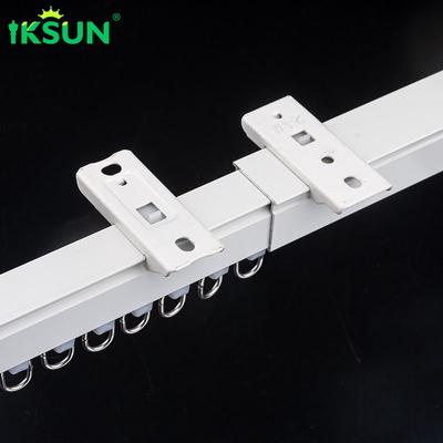 Aluminium Alloy Flexible Curtain Rail  With Curtain  Tracks Accessories For Living Dorm Room