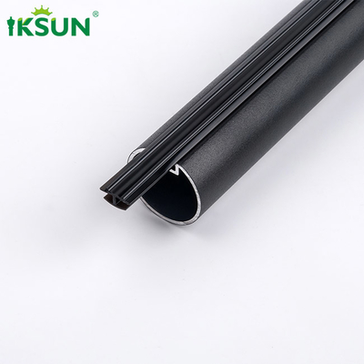 28mm Morandi Aluminium Curtain Pole Powder Coating For Home Decor