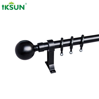 28mm Black Curtain Rod Rings Multifunctional For Living Room