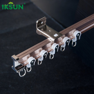 Middle Curved 10mm Curtain Track Brackets Wall Mount ODM OEM
