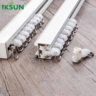ABS Plastic Curtain Track Runner Noise Free Wall Mount Middle Size